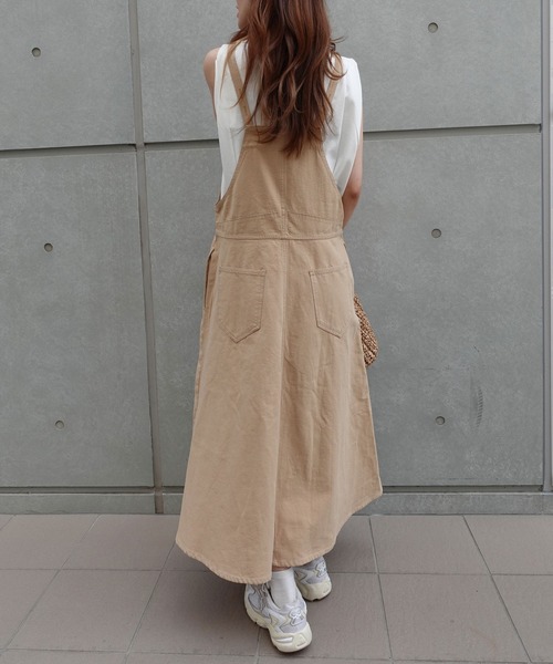 CORNERS(コーナーズ)の「フレアジャンパースカート(ジャンパースカート・レディース・ブラック/ベージュ/カーキ/ブラック系その他/ブルー・FREE)」の6枚目の写真