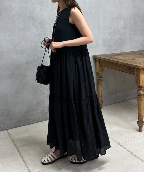 un dix cors（アンディコール）の「ティアードノースリワンピース（ワンピース・レディース・レッド/ブラック・FREE）」の19枚目の写真