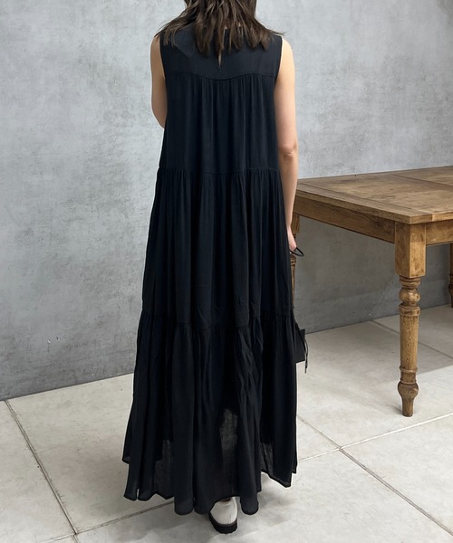 un dix cors（アンディコール）の「ティアードノースリワンピース（ワンピース・レディース・レッド/ブラック・FREE）」の20枚目の写真