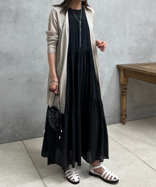 un dix cors（アンディコール）の「ティアードノースリワンピース（ワンピース・レディース・レッド/ブラック・FREE）」の21枚目の写真