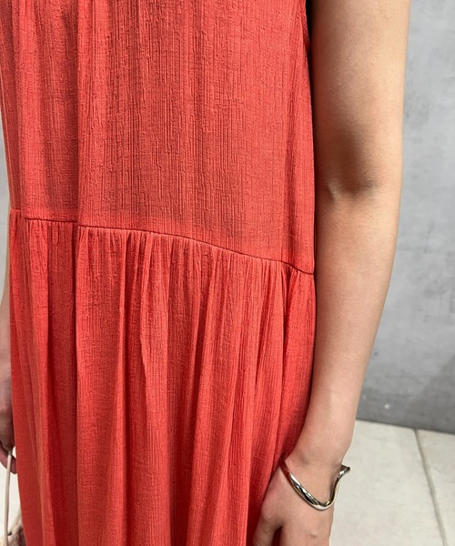 un dix cors（アンディコール）の「ティアードノースリワンピース（ワンピース・レディース・レッド/ブラック・FREE）」の15枚目の写真