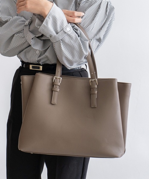 【セール】ベルトハンドル2wayトートバッグ（トートバッグ）｜VitaFelice（ヴィータフェリーチェ）