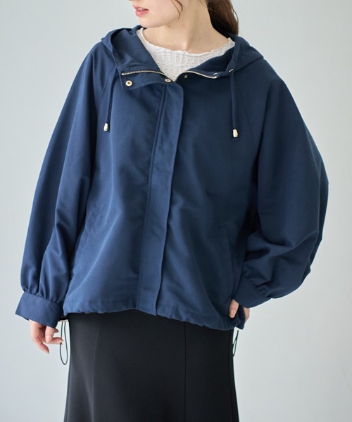 tocco closet(トッコ クローゼット)の「【限定】エステル平織マウンテンパーカー(マウンテンパーカー・レディース・ネイビー/アイボリー・M)」の20枚目の写真