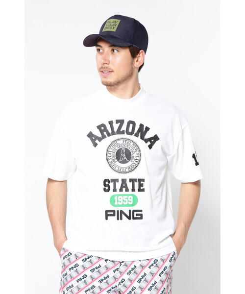 PING（ピン）の「【PING APPAREL】ポリエステルカノコ半袖