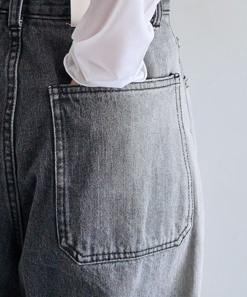 PAGEBOY（ページボーイ）の「コクーンジーンズ（デニムパンツ・レディース・ブラック/ブルー・25inch/26inch/27inch）」の13枚目の写真