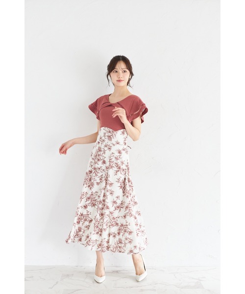 【mymy】パネルワンピース MOUSSY | BACKLESS ニットドレス (ワンピース(ミニ・ミディアム