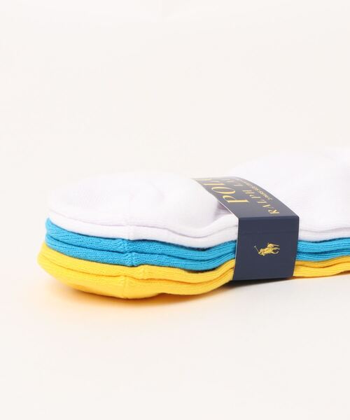POLO RALPH LAUREN（ポロ ラルフ ローレン）の「【3足セット】POLO RALPH LAUREN メンズ レディース 足底パイル アーチサポート ワンポイント カラー ショートソックス 93246604/92009604（ソックス/靴下・メンズ・その他2/ブルー系/グリーン系/その他1/レッド系/ブラック/ホワイト/パープル系/ブルー系2/グレー系/ピンク系/イエロー系・23～25cm/25～27cm/27~29cm）」の21枚目の写真