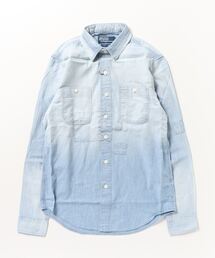 クラシック フィット インディゴ プラッド リネン ワークシャツ RRL（リネン ・ シャツ）のフリマアイテム一覧