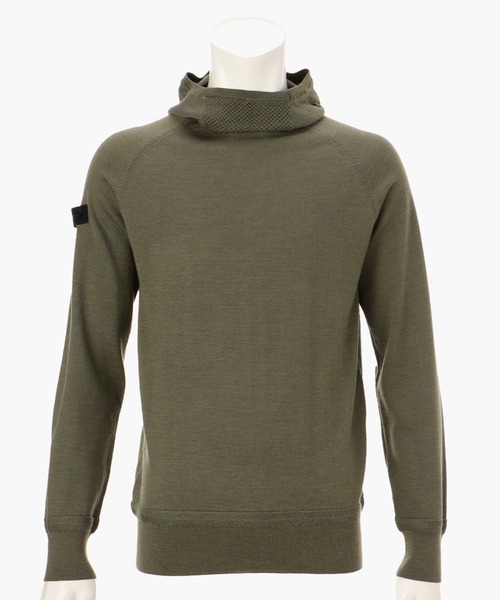 メンズウェア BRIEFING GOLF WOOL HIGH NECK KNIT HOODIE BRIEFING GOLF WOOL HIGH NECK KNIT HOODIE