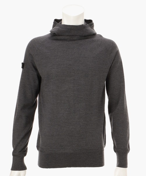 BRIEFING(ブリーフィング)の「【ブリーフィングゴルフ】MENS EX FINE MERINO HIGH NECK KNIT HOODIE(パーカー・メンズ・ブルー/オリーブ/チャコール/ブラック/ネイビー・L/M/XL/S)」の2枚目の写真