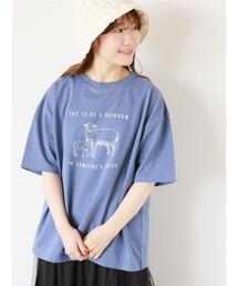 ehka sopo | ひつじプリントTシャツ(Tシャツ/カットソー)