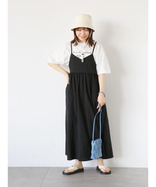 ehka sopo(エヘカソポ)の「ひつじプリントTシャツ(Tシャツ/カットソー・レディース・ブルー/ピンク/ベージュ/オフホワイト・F)」の7枚目の写真