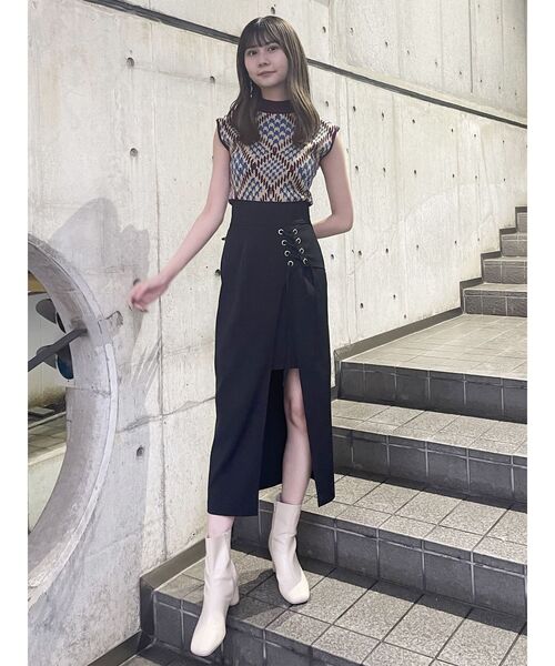 MURUA（ムルーア）の「レースアップラップスカート（スカート）」 - WEAR