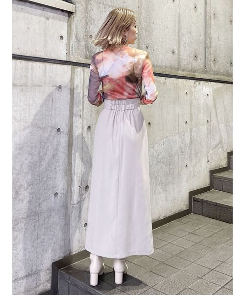 MURUA(ムルーア)の「レースアップラップスカート(スカート・レディース・ブラック/ベージュ/アイボリー・1/2)」の19枚目の写真