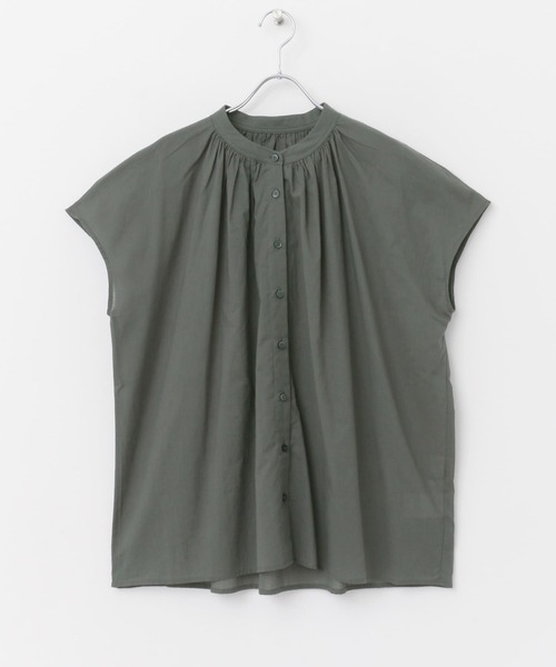 【新品】URBAN RESEARCH DOOR フレンチスリーブギャザーブラウス URBAN RESEARCH DOORS シャツ ブラウス フレンチスリーブ
