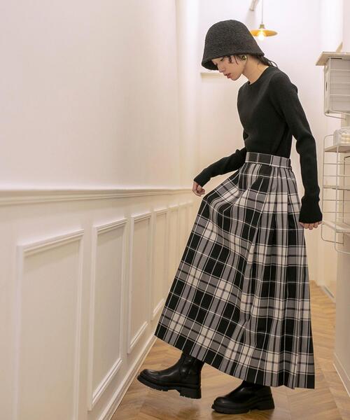 coen（コーエン）の「チェックプリーツスカート（スカート）」 - WEAR