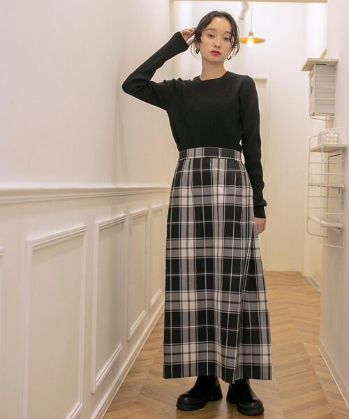coen（コーエン）の「チェックプリーツスカート（スカート）」 - WEAR