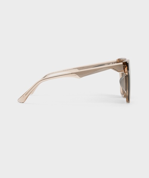 CHARLES & KEITH(チャールズ & キース)の「スクエア シックフレームサングラス(サングラス・レディース・ピンク/ブラウン系その他2/ブラック/ベージュ・FREE)」の19枚目の写真