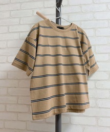 ビッグシルエットボーダー半袖Tシャツ