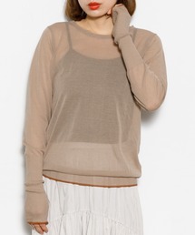 AMERICAN RAG CIE | シアーニットプルオーバー(ニット/セーター)