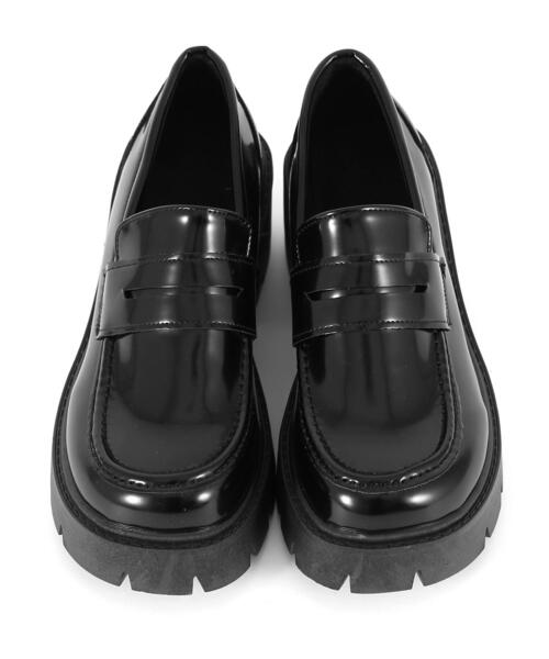 Figments（フィグメンツ）の「チャンキーヒールローファー（ローファー・レディース・ブラック・SMALL/MEDIUM）」の15枚目の写真