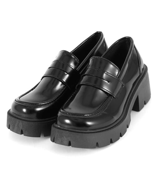 Figments（フィグメンツ）の「チャンキーヒールローファー（ローファー・レディース・ブラック・SMALL/MEDIUM）」の16枚目の写真