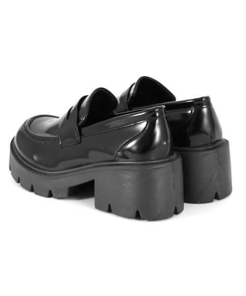 Figments（フィグメンツ）の「チャンキーヒールローファー（ローファー・レディース・ブラック・SMALL/MEDIUM）」の7枚目の写真