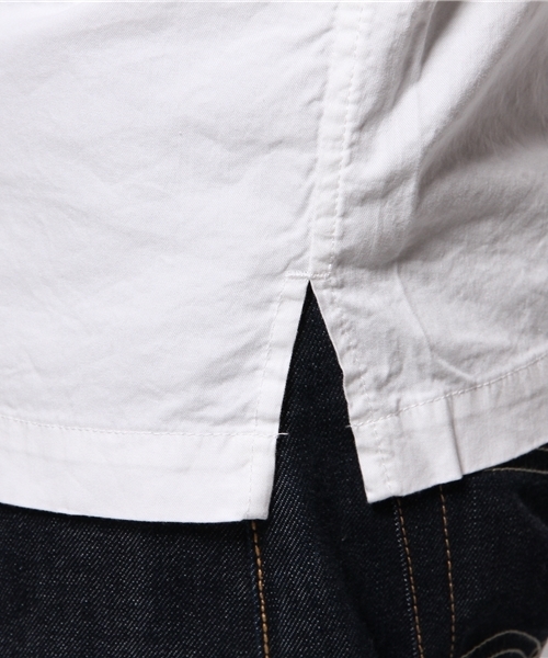 CIAOPANIC（チャオパニック）の「【Ciaopanic】　綿レーヨンツイルオープンシャツ（シャツ/ブラウス・メンズ・オリーブ/ホワイト/ブラック・LARGE/MEDIUM）」の10枚目の写真