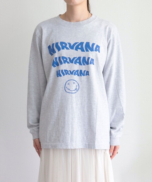 GOOD ROCK SPEED（グッドロックスピード）の「【goodrock speed/グッドロックスピード】NIRVANA ロンT（Tシャツ/カットソー・レディース・ライトグレー/ブラック・FREE）」の20枚目の写真