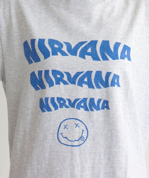GOOD ROCK SPEED（グッドロックスピード）の「【goodrock speed/グッドロックスピード】NIRVANA ロンT（Tシャツ/カットソー・レディース・ライトグレー/ブラック・FREE）」の10枚目の写真