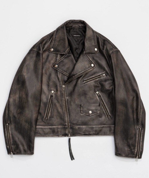 MAISON SPECIAL（メゾンスペシャル）の「Leather Riders Jacket