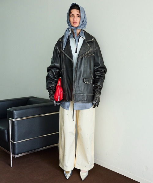 Leather Riders Jacket/レザーライダースジャケット（ライダース