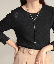 fredy emue | フラワーJQ長袖プルオーバー(Tシャツ/カットソー)