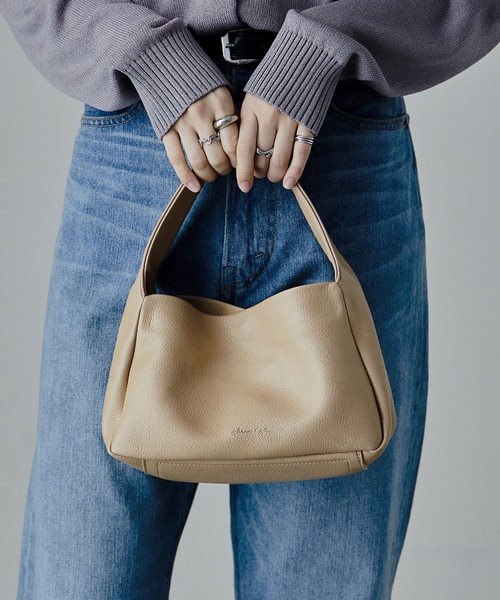 BarcosBlue(バルコスブルー)の「【BARCOS BLUE/バルコスブルー】ポーチ付き ショルダー&ワンハンドル2wayミニバッグ(ハンドバッグ・レディース・ベージュ/ブラック/イエロー・ONE SIZE)」の8枚目の写真