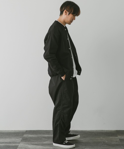 URBAN RESEARCH DOORS（アーバンリサーチドアーズ）の「ヘビー裏毛アワードジャケット（ブルゾン・メンズ・モカ/ブラック/グレー系その他・MEDIUM/LARGE）」の5枚目の写真