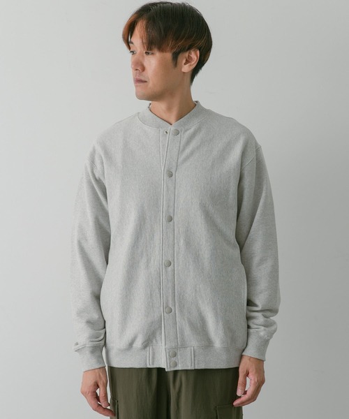 URBAN RESEARCH DOORS（アーバンリサーチドアーズ）の「ヘビー裏毛アワードジャケット（ブルゾン・メンズ・モカ/ブラック/グレー系その他・MEDIUM/LARGE）」の18枚目の写真