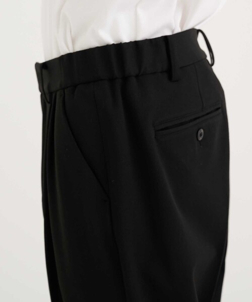 CITY TOKYO（シティトウキョウ）の「LYCRAテックワイドテーパードスラックス〈セットアップ可能〉（スラックス・メンズ・ダークブラウン/グレー/ブラック・1/3/2）」の10枚目の写真