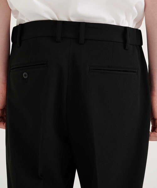 CITY TOKYO（シティトウキョウ）の「LYCRAテックワイドテーパードスラックス〈セットアップ可能〉（スラックス・メンズ・ダークブラウン/グレー/ブラック・1/3/2）」の12枚目の写真