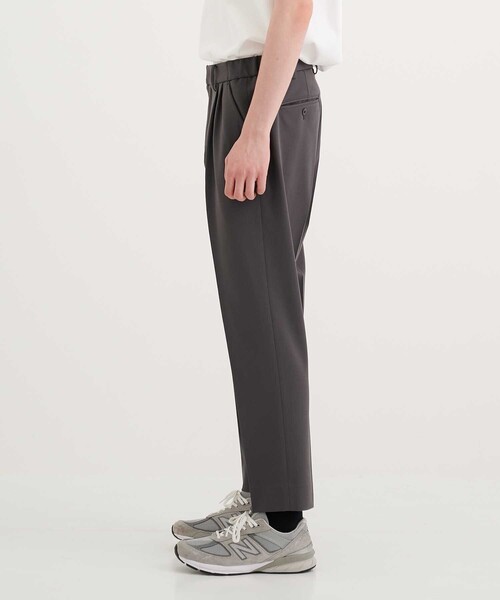 CITY TOKYO（シティトウキョウ）の「LYCRAテックワイドテーパードスラックス〈セットアップ可能〉（スラックス・メンズ・ダークブラウン/グレー/ブラック・1/3/2）」の15枚目の写真