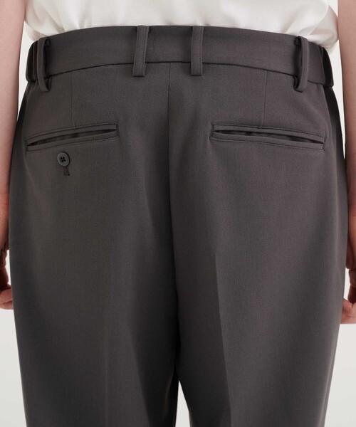 CITY TOKYO（シティトウキョウ）の「LYCRAテックワイドテーパードスラックス〈セットアップ可能〉（スラックス・メンズ・ダークブラウン/グレー/ブラック・1/3/2）」の21枚目の写真