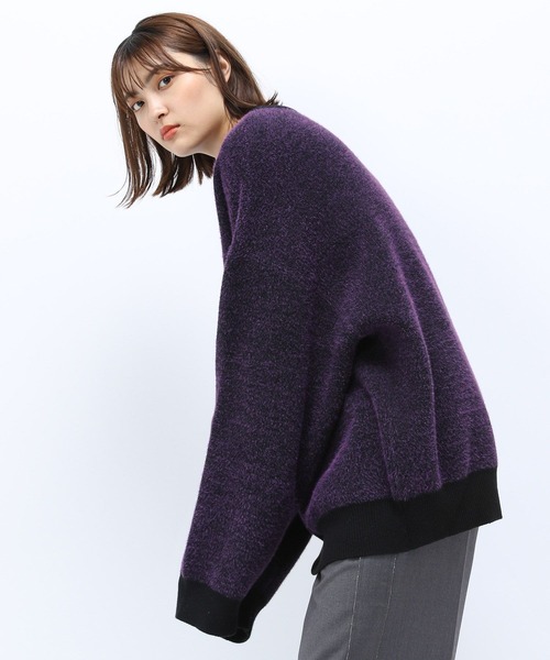 Anui（アニュイ）の「【TGC teen 着用アイテム/UNISEX】フェザーロゴニット（ニット/セーター・レディース・ピンク/ブラック/オフホワイト・S/M）」の18枚目の写真