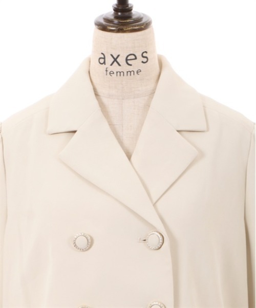 axes femme(アクシーズファム)の「3WAYトレンチコート(トレンチコート・レディース・ベージュ/グレー・FREE)」の8枚目の写真