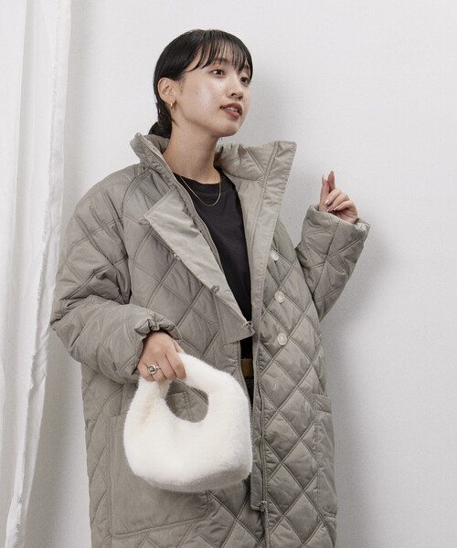Firsthand(ファーストハンド)の「Firsthand/ファーストハンド Ecofur Handbag / エコファーハンドバッグ/Ecofur Handbag / エコファーハンドバッグ(ハンドバッグ・レディース・ピンク/サックスブルー/ホワイト/ブラウン/マスタード・ONE SIZE)」の17枚目の写真