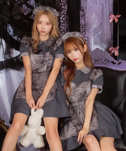 Tika（ティカ）の「コスプレ Cuteゴシックホラー映えメイド（コスチューム/パーティーグッズ・レディース・チャコールグレー・M）」の8枚目の写真