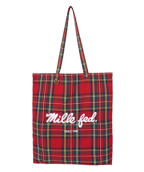 MILKFED.(ミルクフェド)の「ICING LOGO FLAT TOTE BAG(トートバッグ・レディース・ネイビー/レッド/ライトブルー・ONE SIZE)」の12枚目の写真