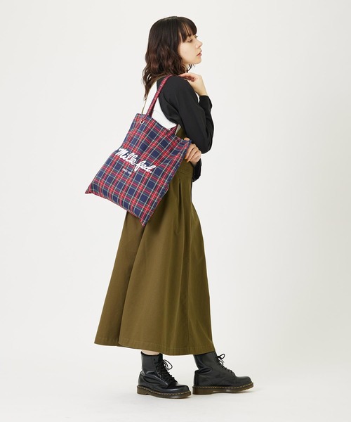 MILKFED.(ミルクフェド)の「ICING LOGO FLAT TOTE BAG(トートバッグ・レディース・ネイビー/レッド/ライトブルー・ONE SIZE)」の10枚目の写真