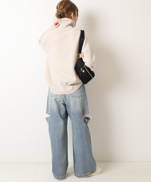 Spick & Span（スピックアンドスパン）の「ウールカシミヤ タートルネックプルオーバー（ニット/セーター・レディース・グレー/ブラック/レッド/ブルー系その他/ベージュ・FREE）」の11枚目の写真