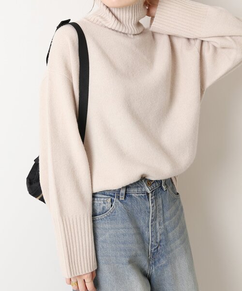 Spick & Span（スピックアンドスパン）の「ウールカシミヤ タートルネックプルオーバー（ニット/セーター・レディース・グレー/ブラック/レッド/ブルー系その他/ベージュ・FREE）」の13枚目の写真