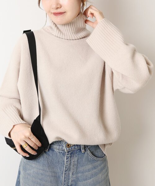 Spick & Span（スピックアンドスパン）の「ウールカシミヤ タートルネックプルオーバー（ニット/セーター・レディース・グレー/ブラック/レッド/ブルー系その他/ベージュ・FREE）」の14枚目の写真