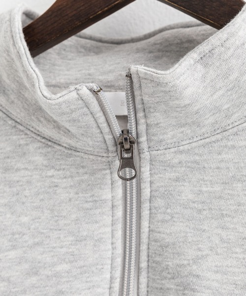 Ressaca(レサーカ)の「ハーフジップトレーナー裏起毛プルオーバー トラックジャケット オーバーサイズ(スウェット・メンズ・ブルー/ブラック/グリーン/グレー/オートミール・XL/M/L)」の20枚目の写真